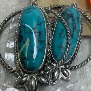 Navajo style Turquoise Earrings